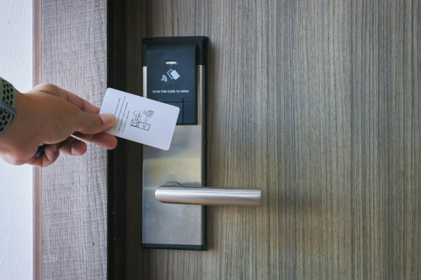 Hotels doorn secure lock